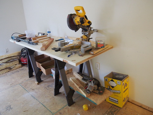 carpentry workbench